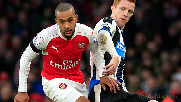 Arsenal-Theo-Walcott-and-Newcastle-United-Jack-Colback